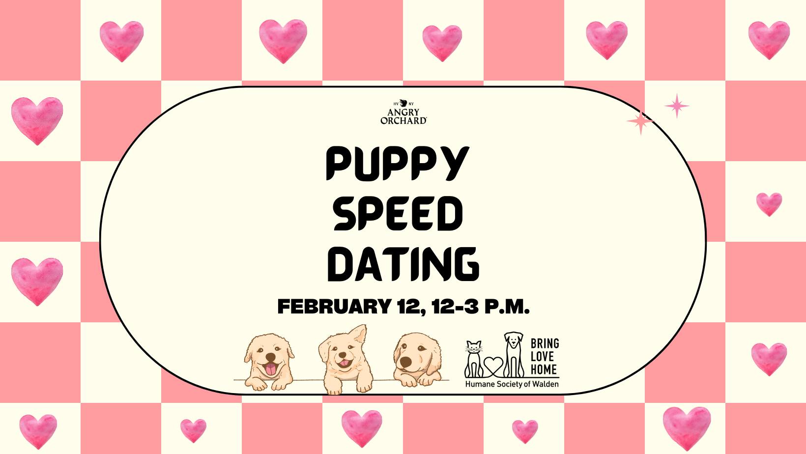 Puppy Speed Dating at Angry Orchard