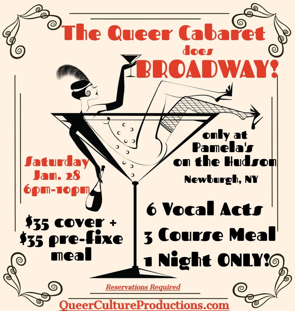 The Queer Cabaret does Broadway @ Pamela's on the Hudson