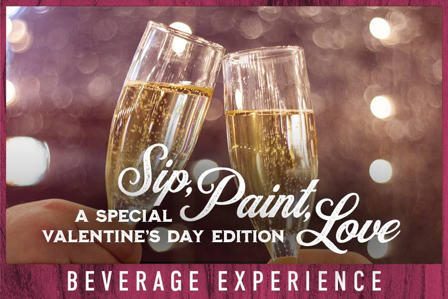 Sip, Paint, Love - A Bubbles & Brushes Special Event