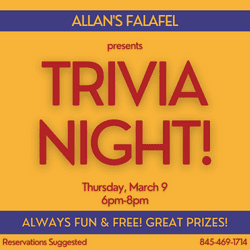 Trivia Night at Allan's Falafel