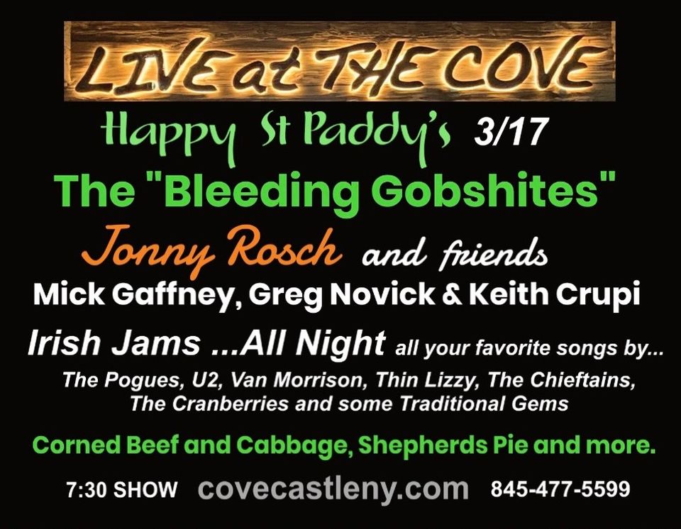 Happy St. Paddy's with Live Music at The Cove